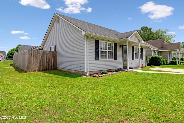102 Oakwood Ln, Elizabeth City, NC 27909 - ranch-style home with roof with shingles