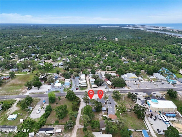 3331 Holden Beach Rd SW, Supply, NC 28462 - aerial view of property and surrounding area featuring a forest