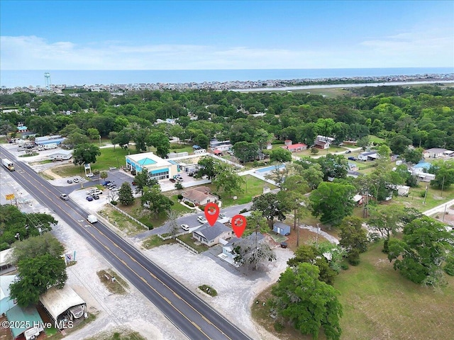 3331 Holden Beach Rd SW, Supply, NC 28462 - aerial view of a tree filled landscape and a large body of water