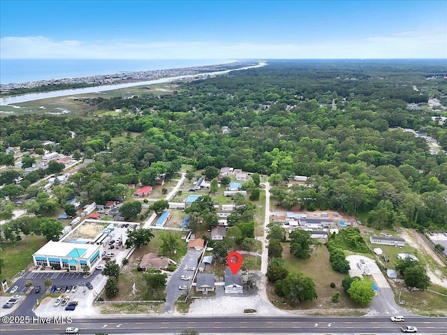 3331 Holden Beach Rd SW, Supply, NC 28462 - bird's eye view of a nearby body of water and a forest