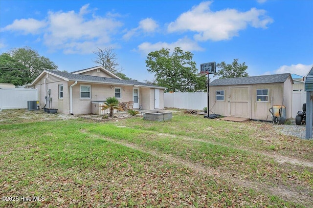 3331 Holden Beach Rd SW, Supply, NC 28462 - back of house featuring central air condition unit