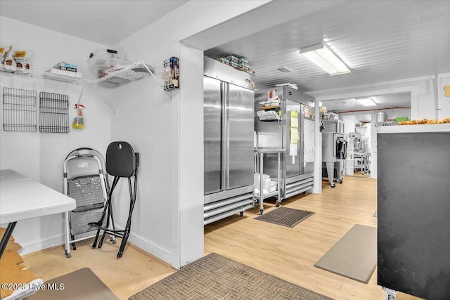 3331 Holden Beach Rd SW, Supply, NC 28462 - misc room featuring wood finished floors and baseboards