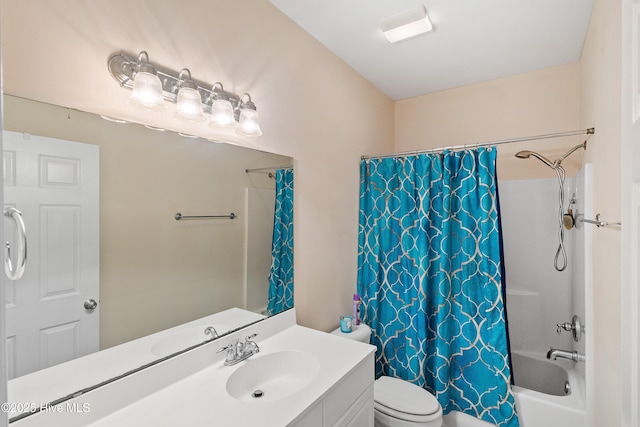 700 S 3rd St, Wilmington, NC 28401 - bathroom with vanity, shower / bath combo, and toilet