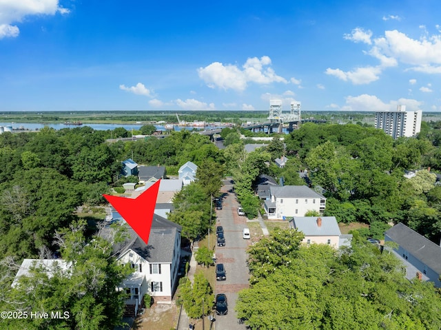 700 S 3rd St, Wilmington, NC 28401 - drone / aerial view of a large body of water and a notable bridge