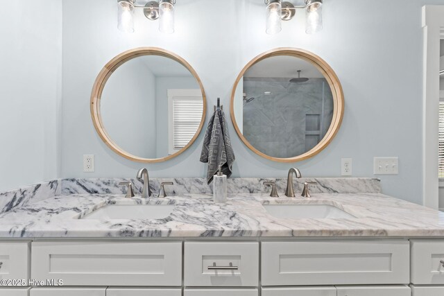 1015 E Moore St, Southport, NC 28461 - full bath with double vanity and a shower