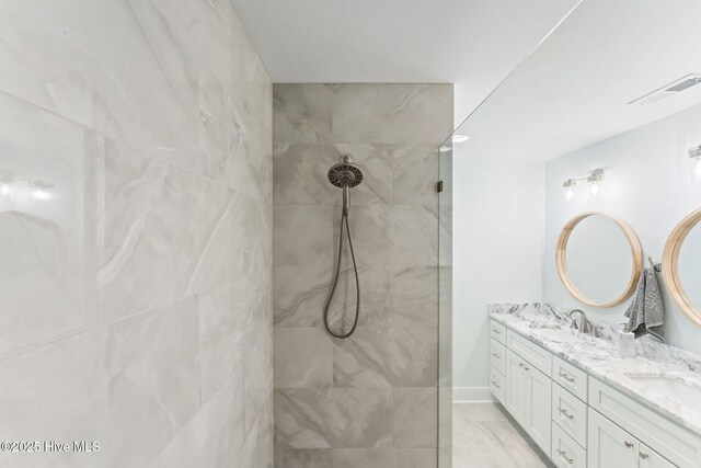 1015 E Moore St, Southport, NC 28461 - full bath with double vanity and a shower