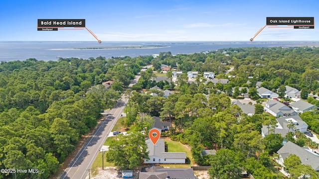 1015 E Moore St, Southport, NC 28461 - aerial view of a nearby body of water