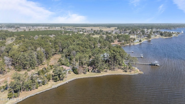 153 Windmill Point Dr, Vandemere, NC 28587 - aerial view of property and surrounding area with a nearby body of water