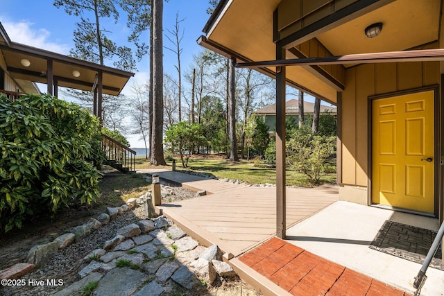153 Windmill Point Dr, Vandemere, NC 28587 - deck with stairs