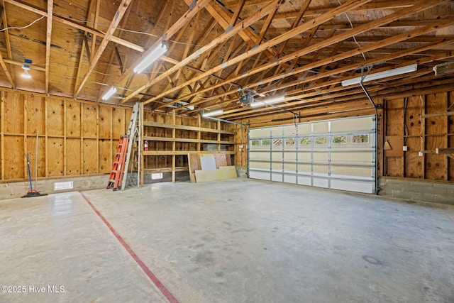 153 Windmill Point Dr, Vandemere, NC 28587 - garage featuring a garage door opener