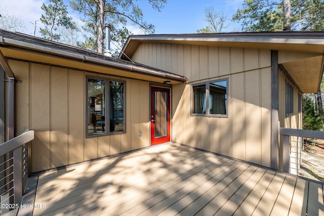 153 Windmill Point Dr, Vandemere, NC 28587 - view of wooden deck