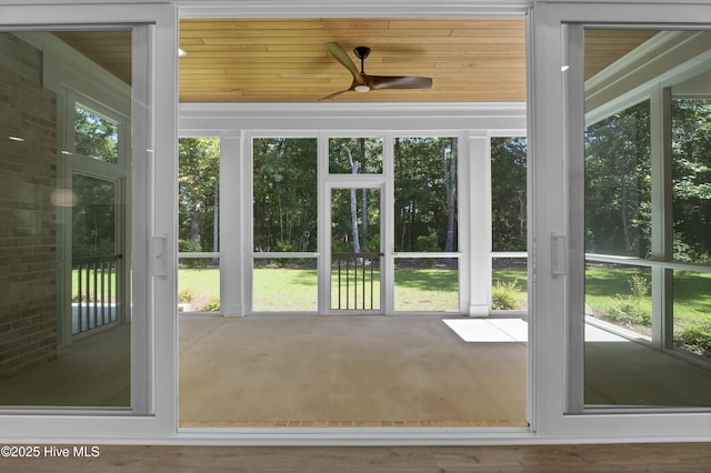 8241 Sage Valley Dr, Wilmington, NC 28411 - view of unfurnished sunroom