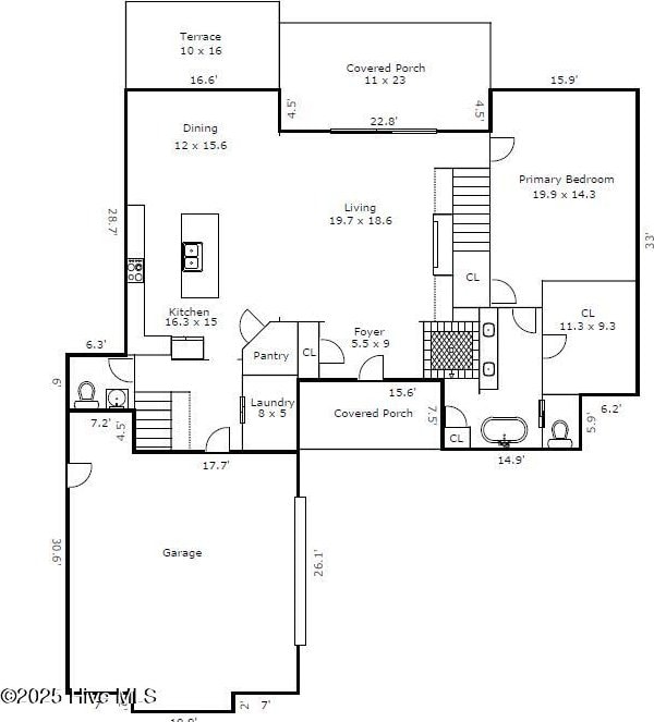8241 Sage Valley Dr, Wilmington, NC 28411 - room layout