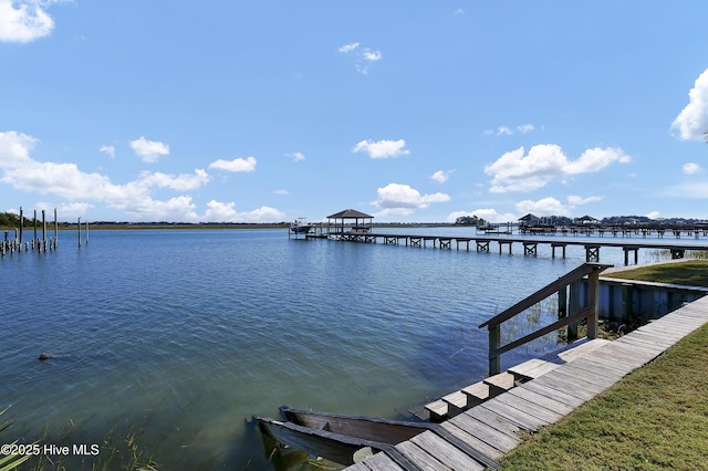 8241 Sage Valley Dr, Wilmington, NC 28411 - dock area with a water view