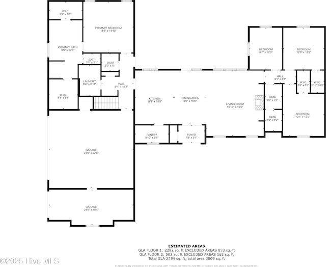 187 Royal Palms Way, Holly Ridge, NC 28445 - room layout