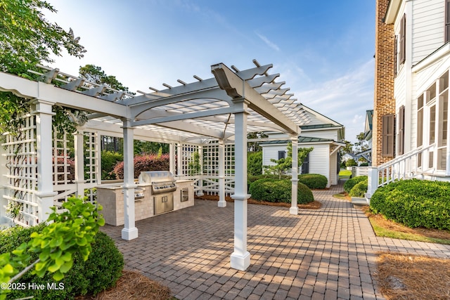 588 E Harborside Rd, Oriental, NC 28571 - view of patio featuring a pergola