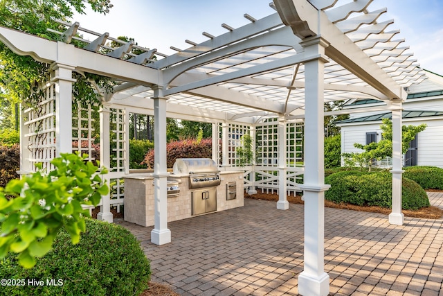 588 E Harborside Rd, Oriental, NC 28571 - view of patio featuring a pergola
