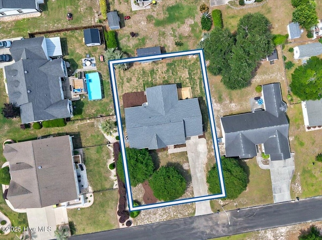 5892 Lycia Ln SW, Ocean Isle Beach, NC 28469 - view of property location featuring property boundaries highlighted and nearby suburban area