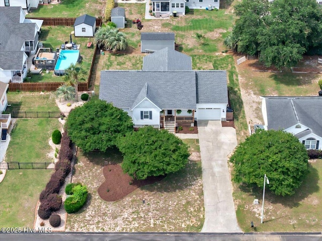 5892 Lycia Ln SW, Ocean Isle Beach, NC 28469 - aerial view of residential area with a pool area