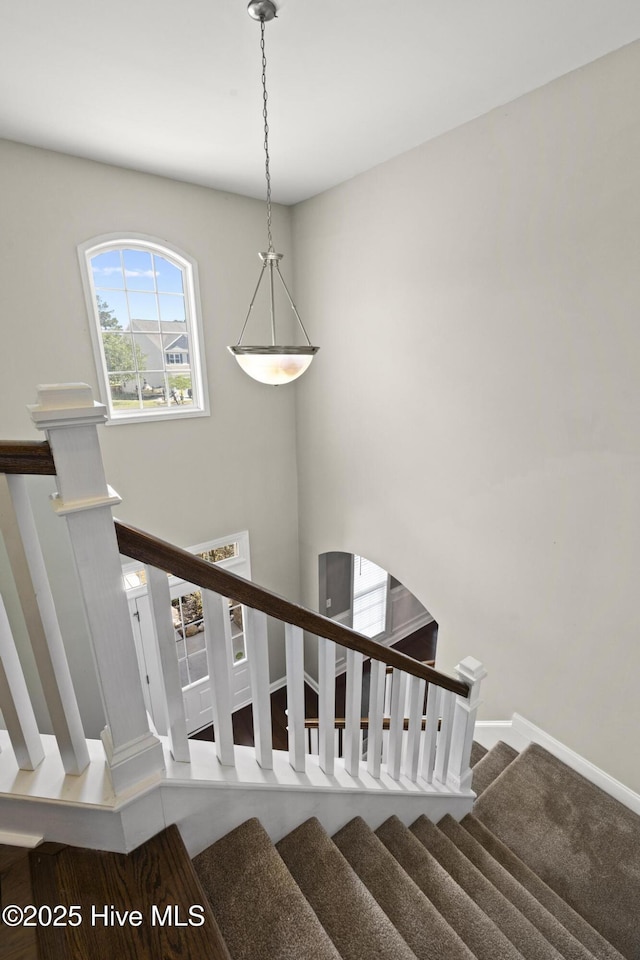 113 Percy Padgett Ct, Holly Ridge, NC 28445 - stairs featuring baseboards