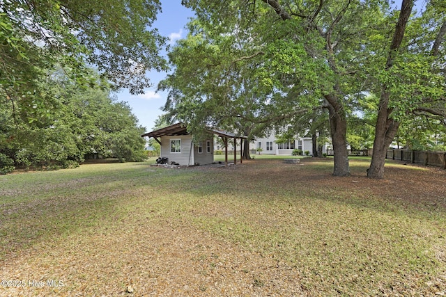 113 Percy Padgett Ct, Holly Ridge, NC 28445 - view of yard