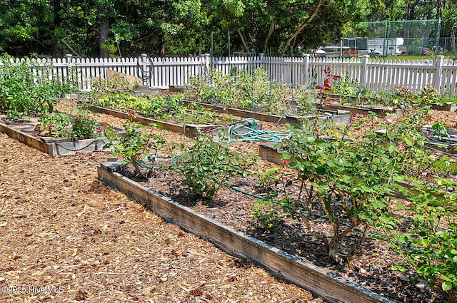 3878 White Blossom Cir, Southport, NC 28461 - view of yard with a garden