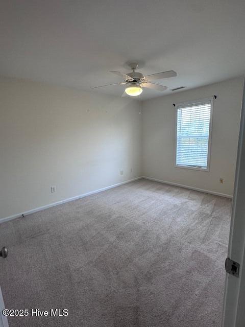 104 Lincoln Place Cir, Leland, NC 28451 - unfurnished room featuring carpet, a ceiling fan, and baseboards