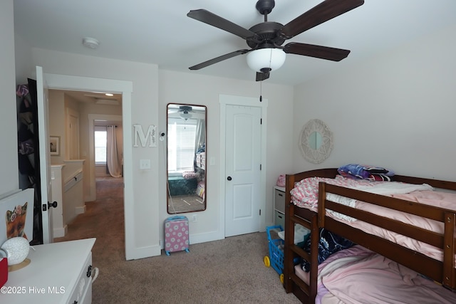 215 Chestwood Dr, Hubert, NC 28539 - bedroom featuring carpet, baseboards, and ceiling fan