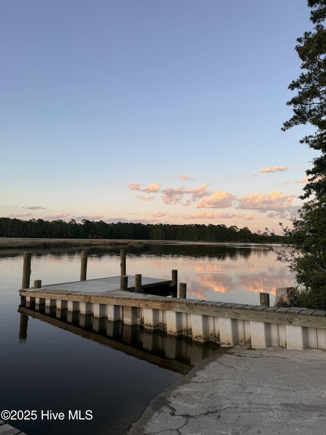 215 Chestwood Dr, Hubert, NC 28539 - dock area featuring a water view