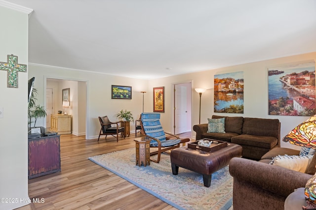1235 Sound Shore Dr, Edenton, NC 27932 - living area featuring light wood finished floors and baseboards