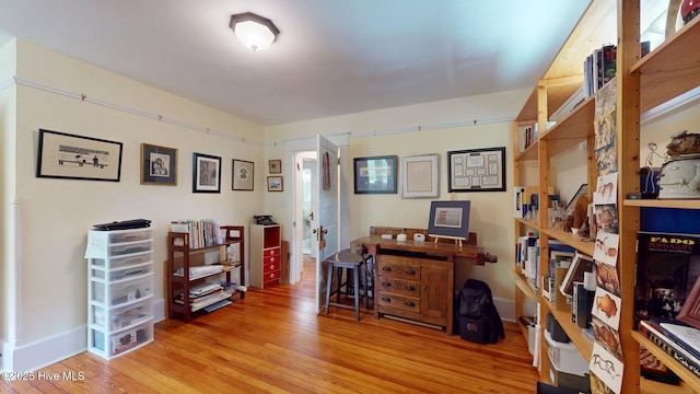 305 E New Hampshire Ave, Southern Pines, NC 28387 - office space with light wood-style flooring and baseboards