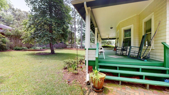 305 E New Hampshire Ave, Southern Pines, NC 28387 - view of yard featuring a porch