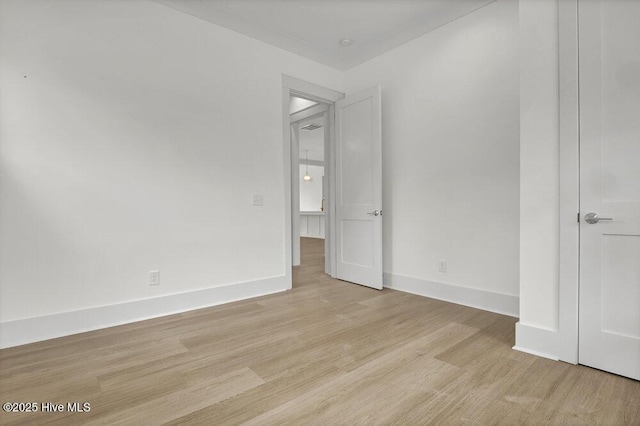 324 Grayhawk Cir, Wilmington, NC 28411 - unfurnished bedroom with light wood-style flooring and baseboards