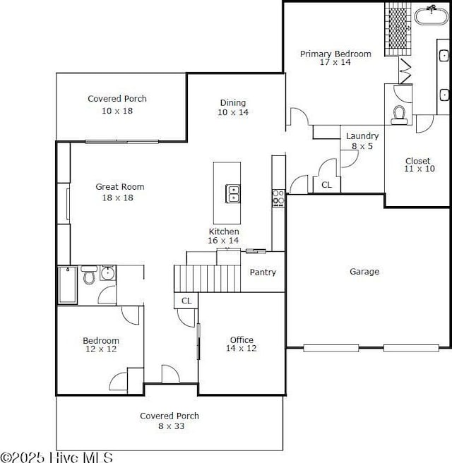 324 Grayhawk Cir, Wilmington, NC 28411 - view of home floor plan