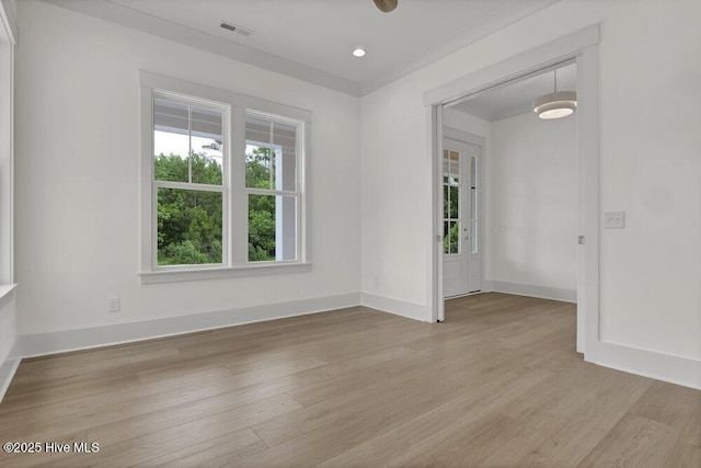324 Grayhawk Cir, Wilmington, NC 28411 - empty room with light wood-style flooring