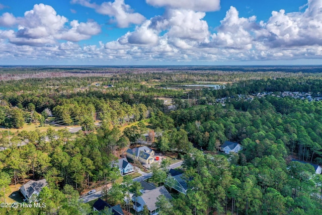 947 Ashburton Rd SE, Bolivia, NC 28422 - aerial overview of property's location with a heavily wooded area