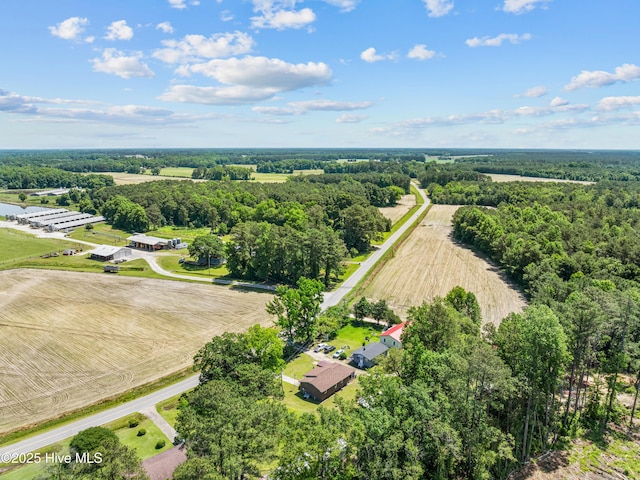 323 Alexander Rouse Rd, Kinston, NC 28504 - overview of rural landscape featuring a forest