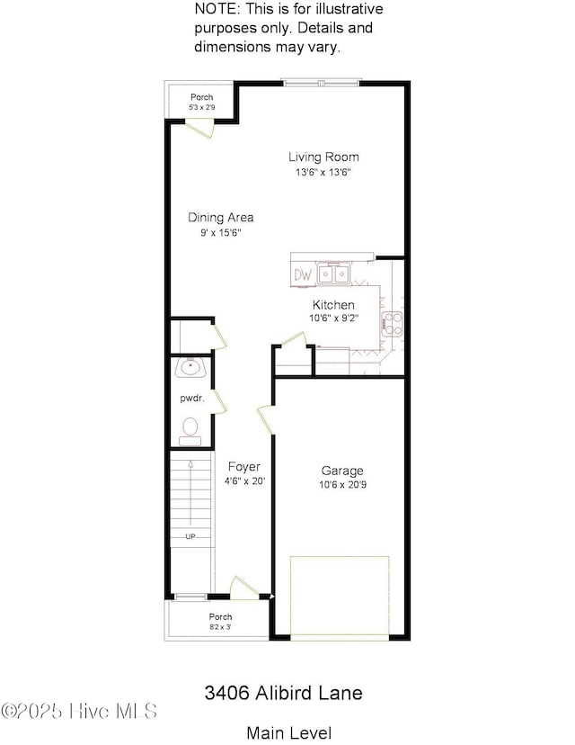 3406 Alibird Ln, Carthage, NC 28327 - home floor plan