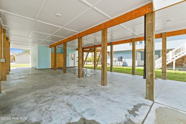 2705 E Oak Island Dr, Oak Island, NC 28465 - view of patio with stairs