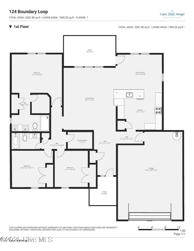 98 NE Dr NW, Calabash, NC 28467 - home floor plan