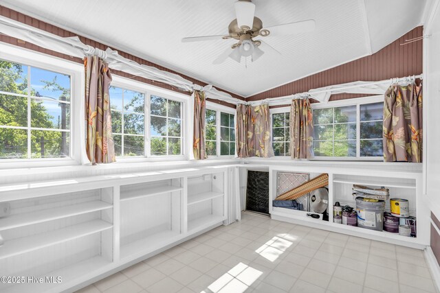 114 N 16th St, Wilmington, NC 28401 - unfurnished sunroom featuring vaulted ceiling