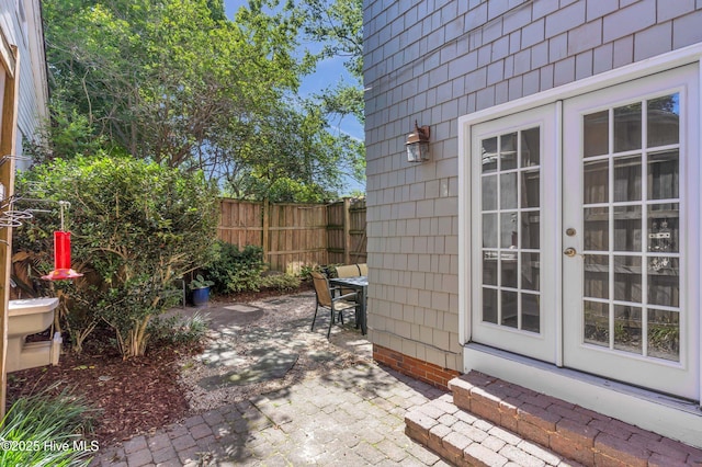 114 N 16th St, Wilmington, NC 28401 - view of patio with french doors