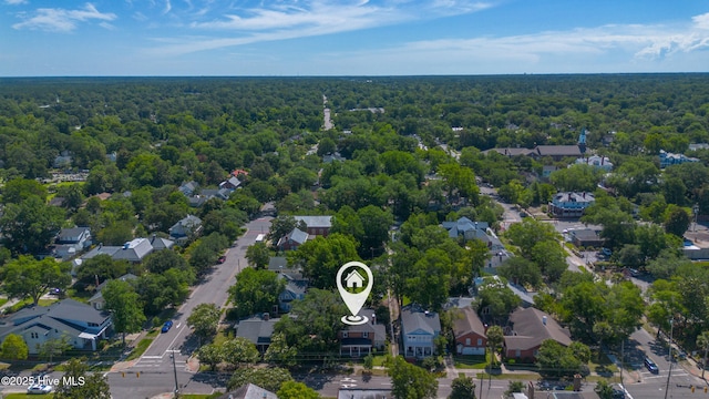 114 N 16th St, Wilmington, NC 28401 - aerial perspective of suburban area with a forest