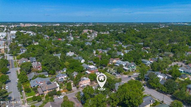 114 N 16th St, Wilmington, NC 28401 - aerial overview of property's location with nearby suburban area