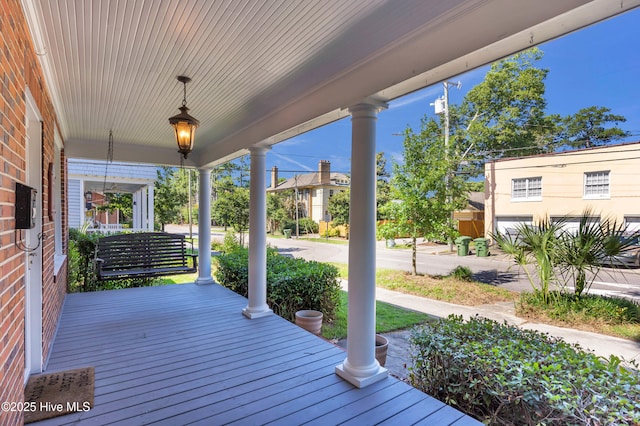 114 N 16th St, Wilmington, NC 28401 - view of wooden porch