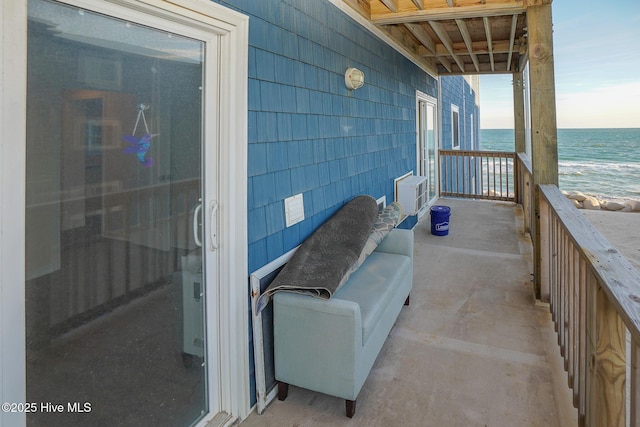 2264 New River Inlet Rd Unit 210, North Topsail Beach, NC 28460 - balcony with view of water and beach