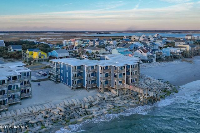 2264 New River Inlet Rd Unit 210, North Topsail Beach, NC 28460 - aerial view at dusk of a water view