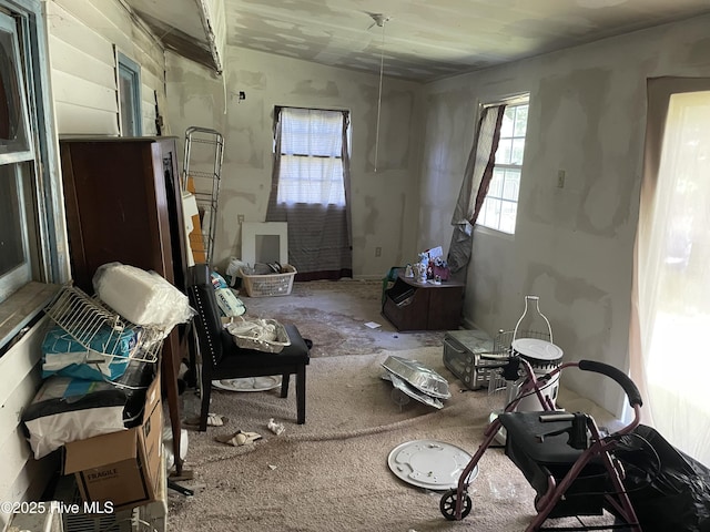 512 Walton Ln, Tyner, NC 27980 - misc room featuring carpet floors