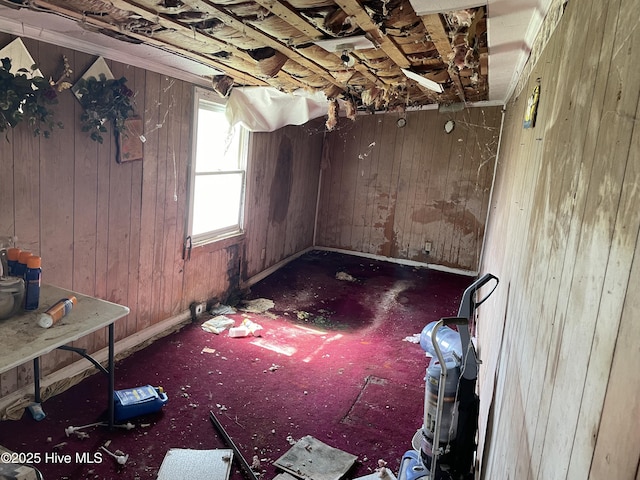 512 Walton Ln, Tyner, NC 27980 - empty room with wood walls