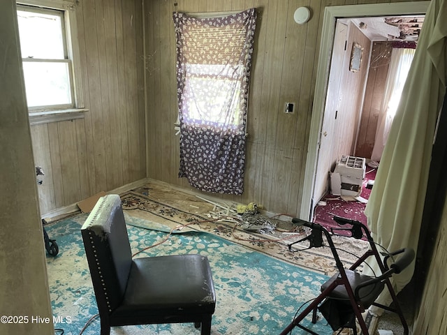 512 Walton Ln, Tyner, NC 27980 - bathroom with wooden walls and baseboards